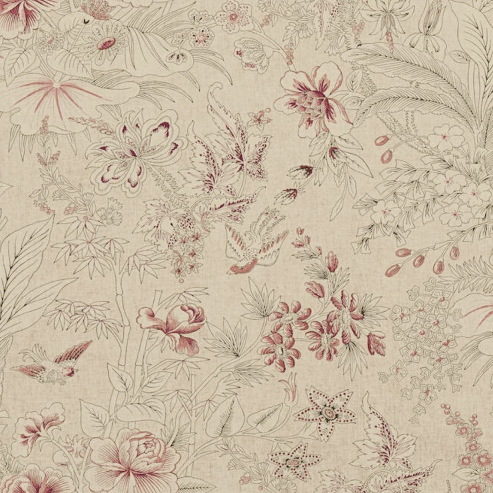 Thibaut Rosalind Linen In Blush